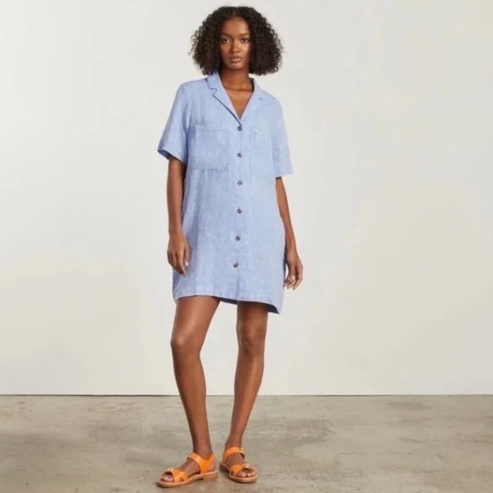 Everlane 100% Linen Shirt Dress XS